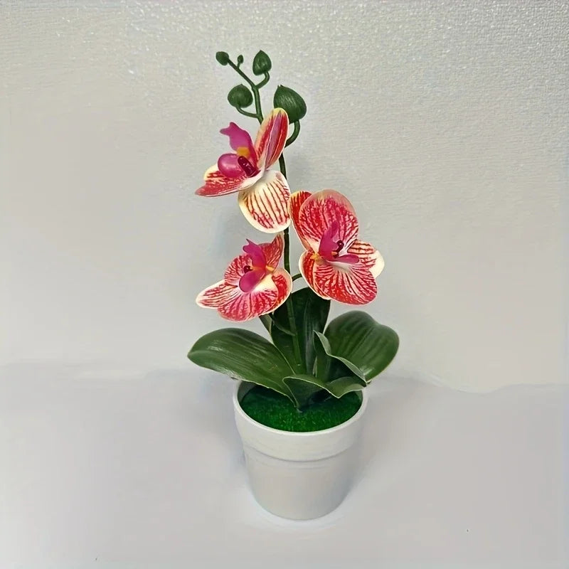 Orquídea Artificial Decoración para Hogar y Oficina