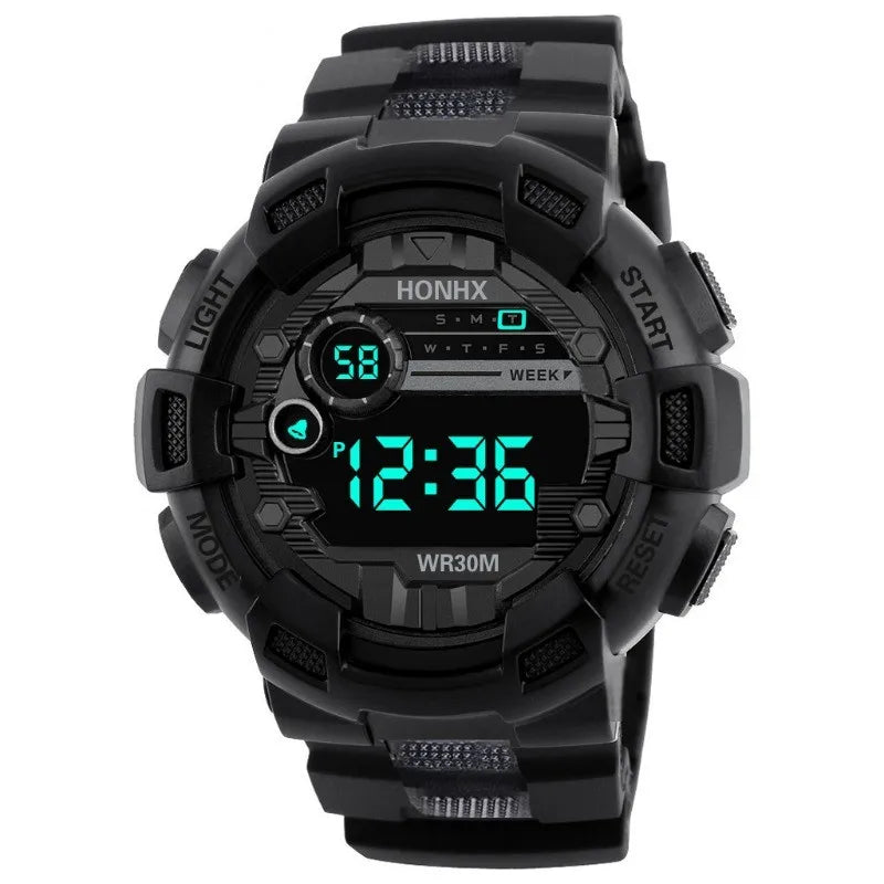 Men's and Students' Multifunctional Sports LED Watch