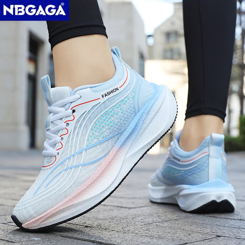 Baskets NBGAGA H607 de sport respirantes à motifs pour femme