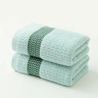 Set de 2 Serviettes en Coton Pur Douces et Absorbantes