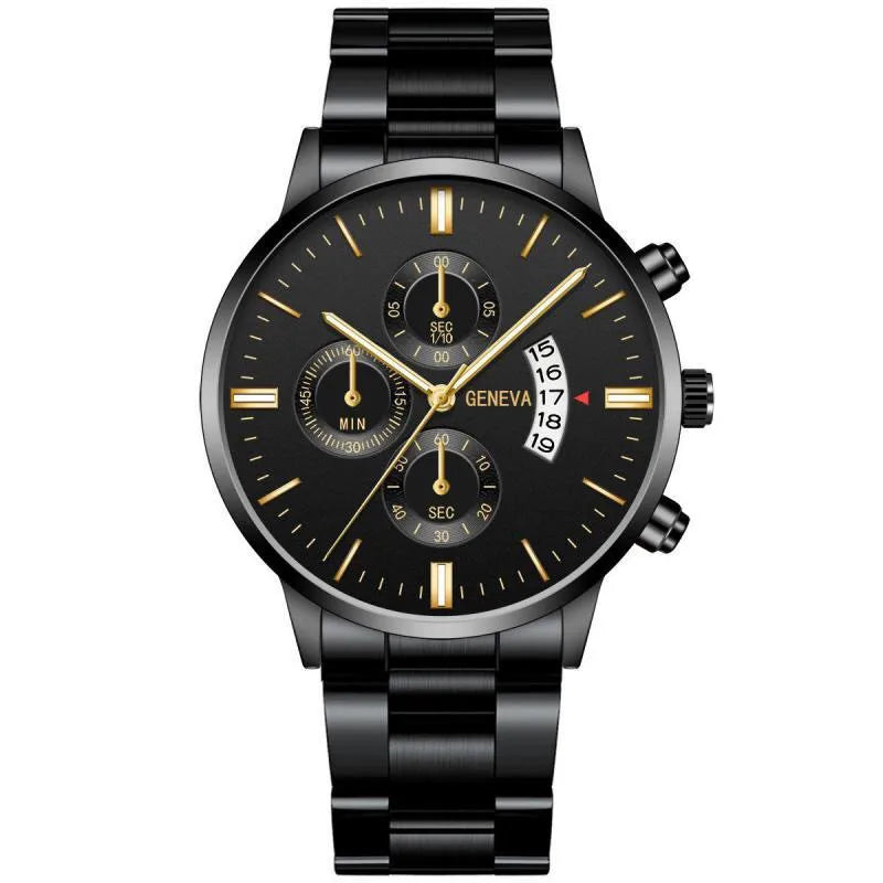 Men's Fashion Luxury Stainless Steel Quartz Watch