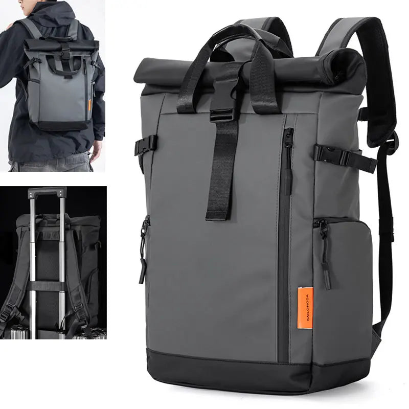 Mochila Hombre Laptop 15.6" Impermeable Camping Senderismo