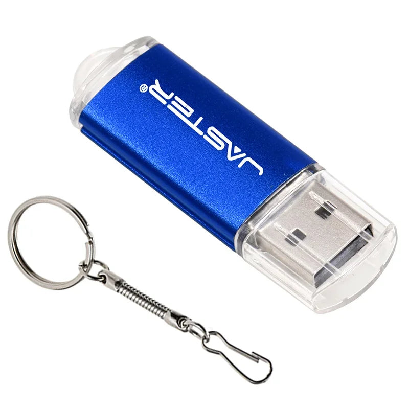 Memoria USB JASTER desde 16GB a 128GB con Llavero Gratis