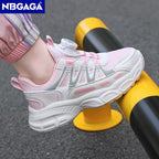 Girls' Casual Mesh-Lined Sneakers Ideal for Walking