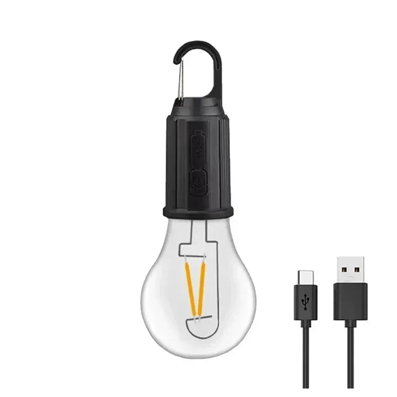 Bombilla LED Solar Recargable Para Camping Carpa y Senderismo