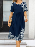 Robe Femme Grande Taille Chic Décontractée Ample