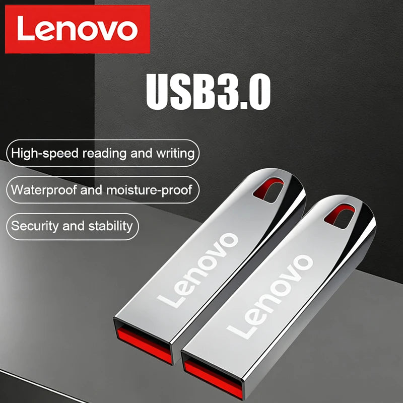 Pendrive Lenovo USB 3.0 Mini Metal Alta Velocidad 1TB 2TB