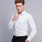 Chemise de ville homme manches longues bureau