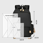 Sac à Dos Grande Capacité Ordinateur Portable Affaires Bretelles Réglables