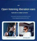 Écouteurs T75 à conduction osseuse Bluetooth 5.3 Son de qualité