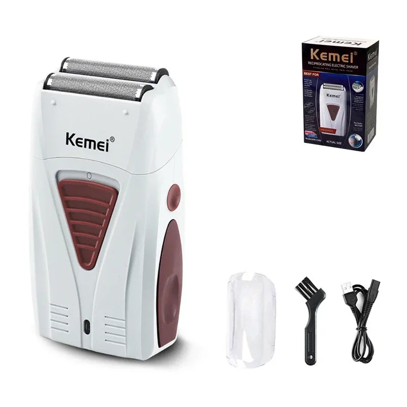 Cortadora Cabello Eléctrica Kemei KM-3382 Inalámbrica Recargable