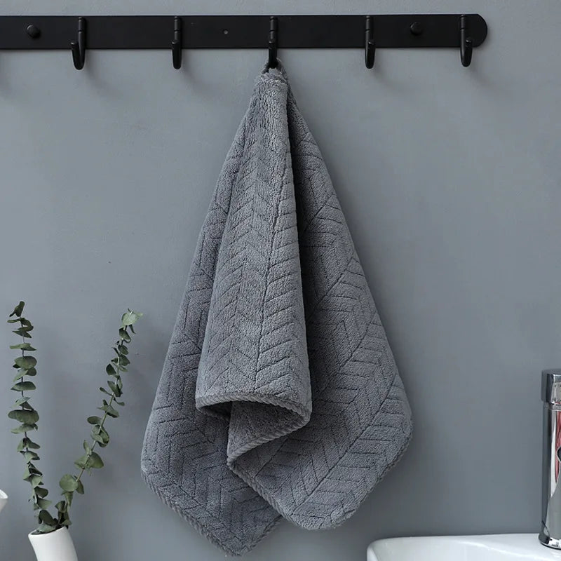 Toalla de Baño Coral Velvet Suave y de Secado Rápido