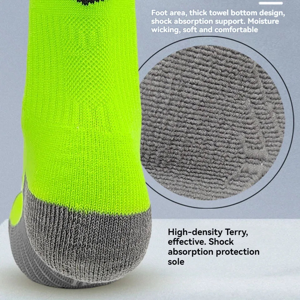 Long Non-Slip Football Socks