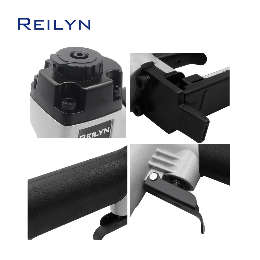 Grapadora Neumática Reilyn 1013J 20Ga Corona 7/16" Para Muebles