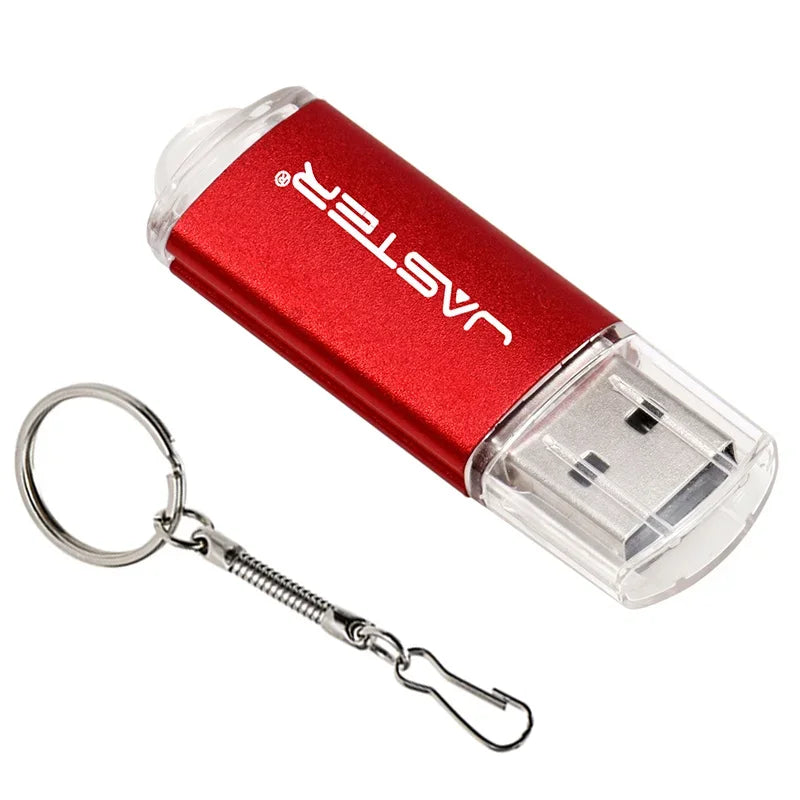 Memoria USB JASTER desde 16GB a 128GB con Llavero Gratis