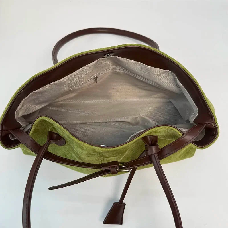 Bolso de Hombro de Cuero PU Para Mujer 2026 Retro