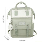Sac à dos scolaire pour jeunes en nylon grande capacité ordinateur portable