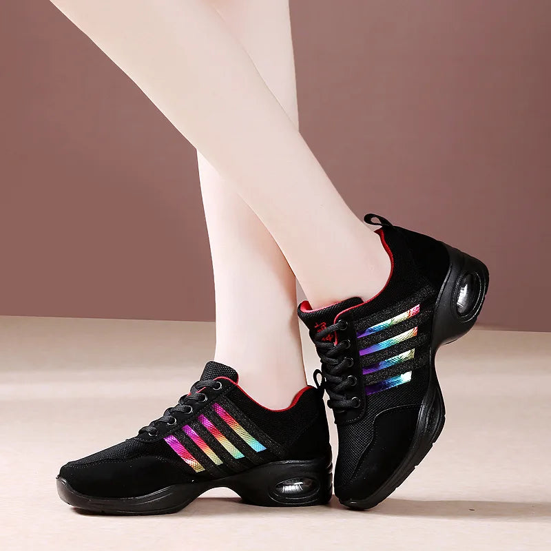 Tenis de Baile Mujer Jazz Suela Moderna Transpirables