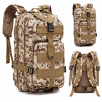 Sac à dos style militaire 30L Imperméable Oxford Camping Randonnée