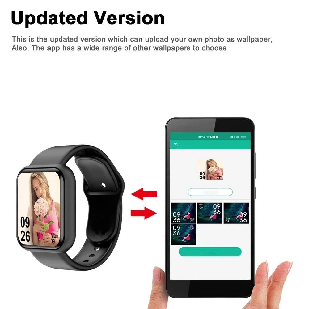 Reloj Inteligente Y68 para Hombre y Mujer