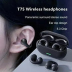 Écouteurs T75 à Conduction Osseuse Bluetooth Sportifs TWS