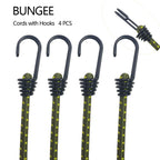 Lot de 4 cordons élastiques épais pour arrimage