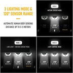 Lampe Solaire LED 100 Projecteurs Pour Jardin avec Capteur