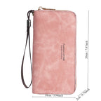 Portefeuille long multifonction pour femme, style coréen