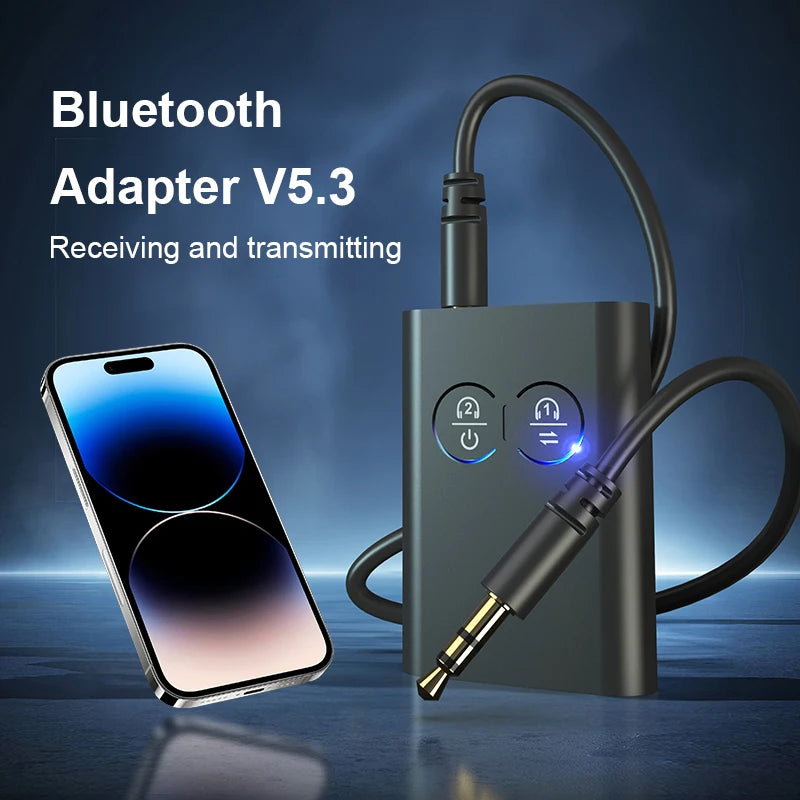 Adaptador Audio Bluetooth 5.3 QCC3040 Receptor Transmisor