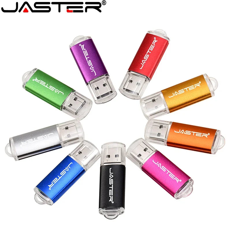 Memoria USB JASTER desde 16GB a 128GB con Llavero Gratis