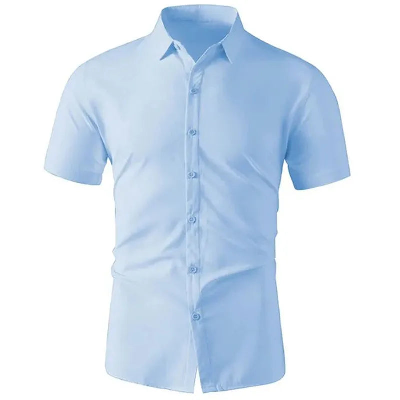 Camisa de Manga Corta para Hombre Casual