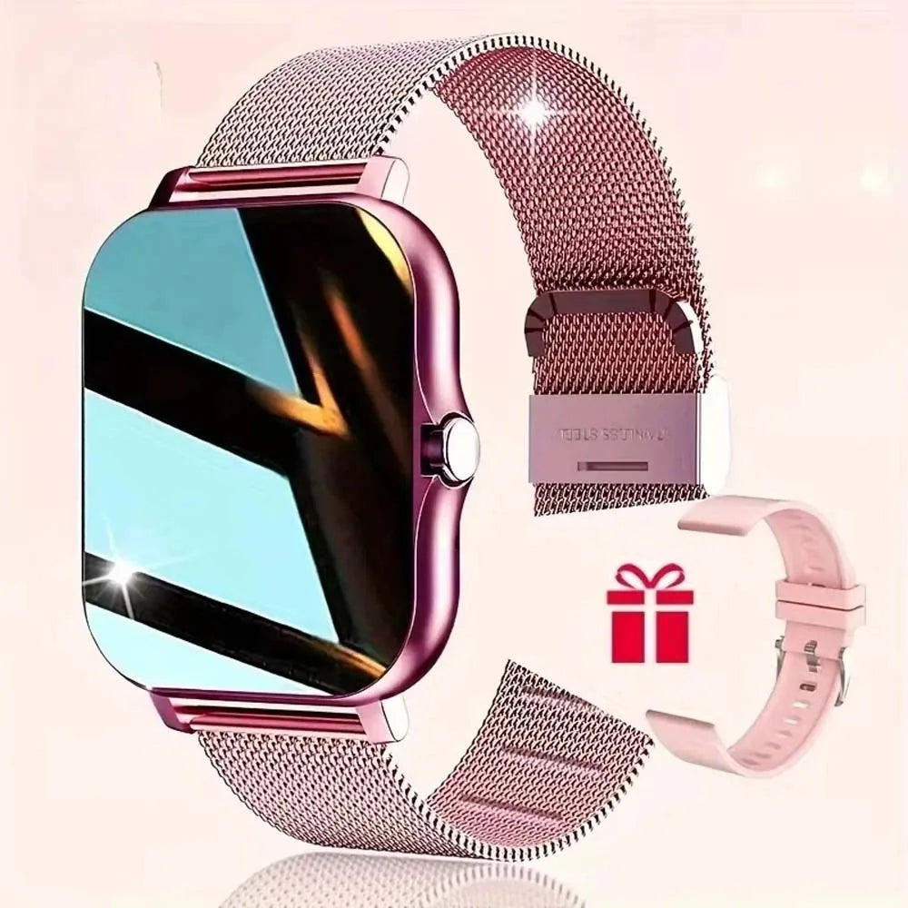 Smartwatch Hombre Mujer Pantalla 1.83'' Llamadas Inalámbricas Fitness