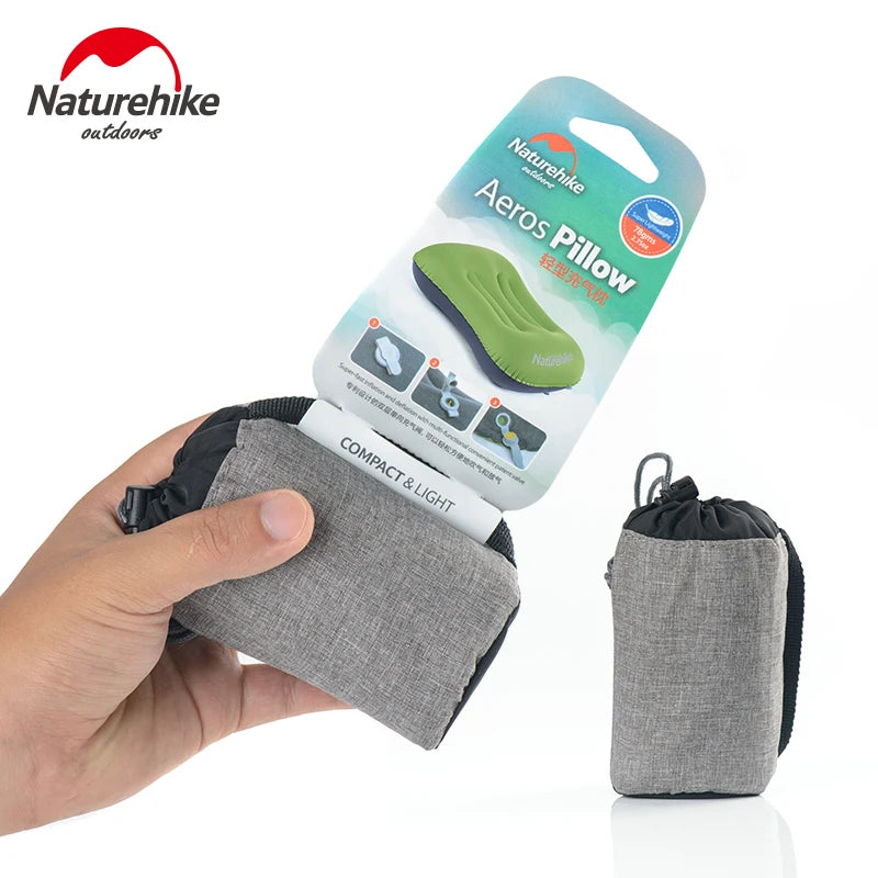 Almohada Inflable Portátil Ultraligera Para Viajes