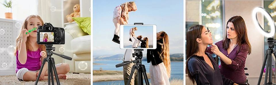 Portable Tripod for Cell Phone / DSLR Camera Selfie Stand