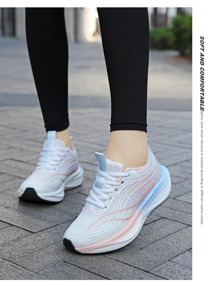 Baskets NBGAGA H607 de sport respirantes à motifs pour femme