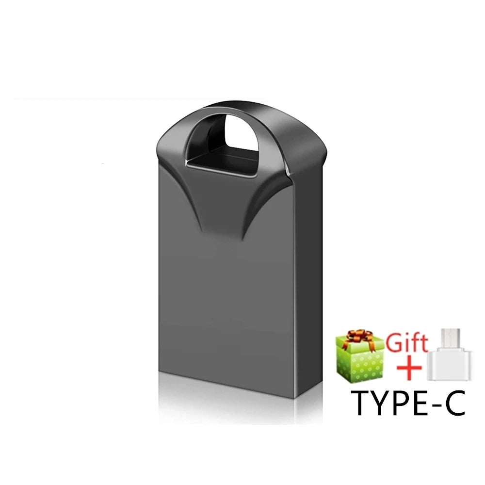 Memoria USB Tipo-C Mini Metal Impermeable 256GB 512GB