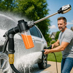 Pistola de Agua de Alta Presión Para Lavar Autos y Regar Jardines con Boquilla Multifuncional