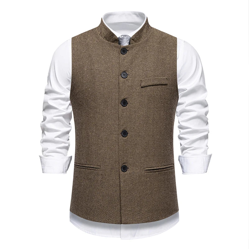 Chaleco Vintage para Hombre Eventos Formales