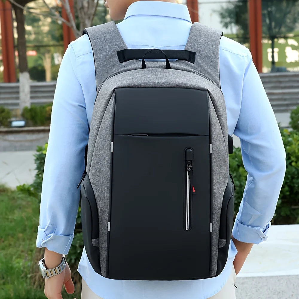 Mochila Antirrobo Hombre 15" Negocios Multifuncional Puerto USB