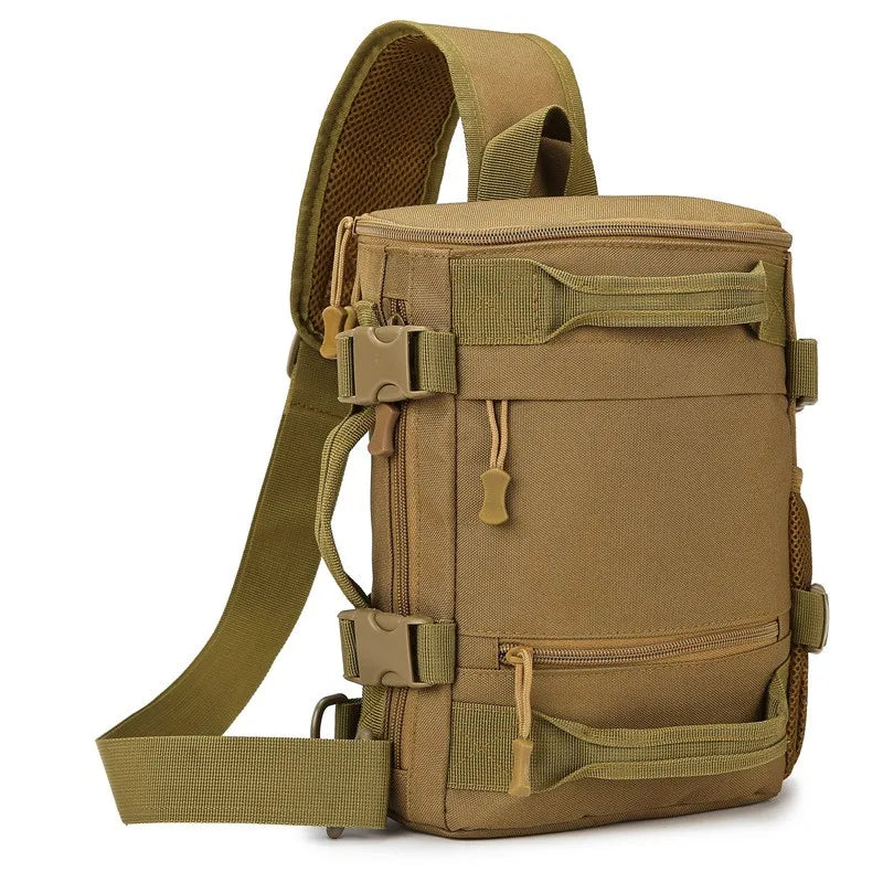 Bolsa Táctica de Pecho para Hombre Senderismo y Exteriores