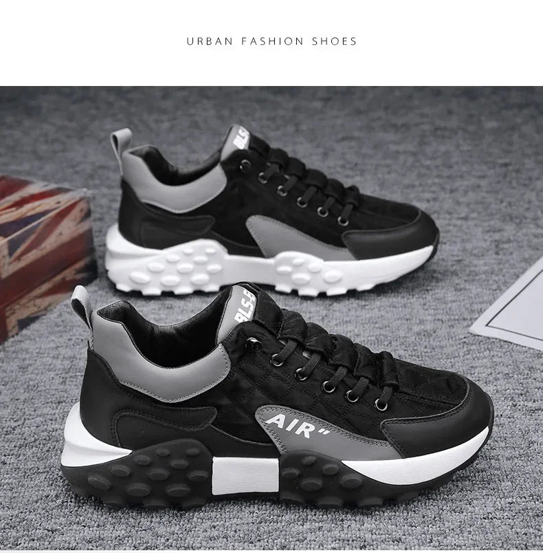 Men's Non-Slip Chunky Sole Trainers
