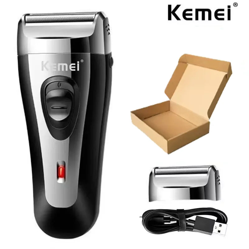 Afeitadora Eléctrica Kemei KM-9038 Impermeable Inalámbrica