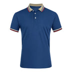 Polo décontracté homme coton respirant manches courtes