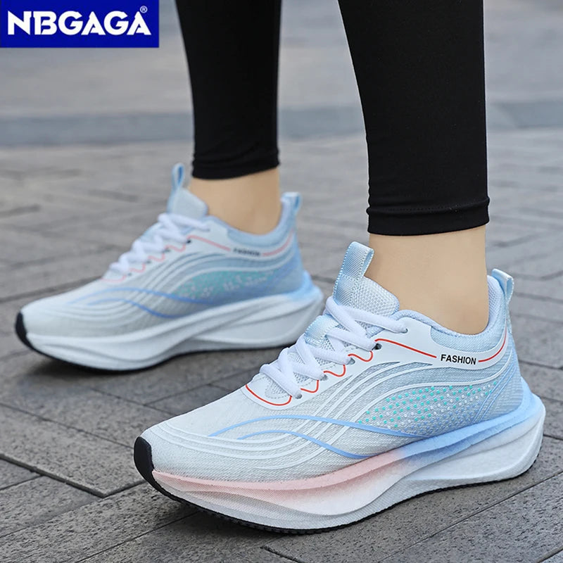 Baskets NBGAGA H607 de sport respirantes à motifs pour femme
