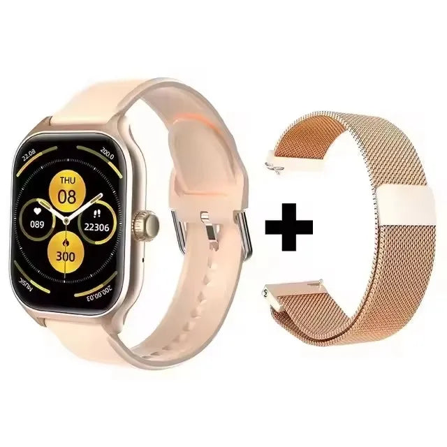 Smartwatch Hombre Mujer AMOLED 2.01'' Llamadas Bluetooth Multideporte