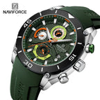 Reloj NAVIFORCE 8038 Deportivo Para Hombre con Cronógrafo y Manecillas Luminosas