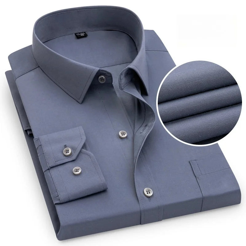 Camisa Formal de Hombre Manga Larga Oficina