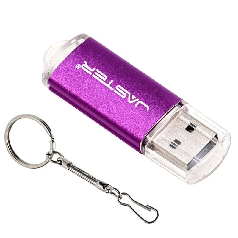 Memoria USB JASTER desde 16GB a 128GB con Llavero Gratis