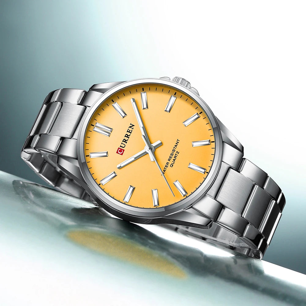 Reloj Hombre Moda Acero Inoxidable Cuarzo Negocios
