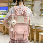 Sac à dos scolaire pour jeunes en nylon grande capacité ordinateur portable